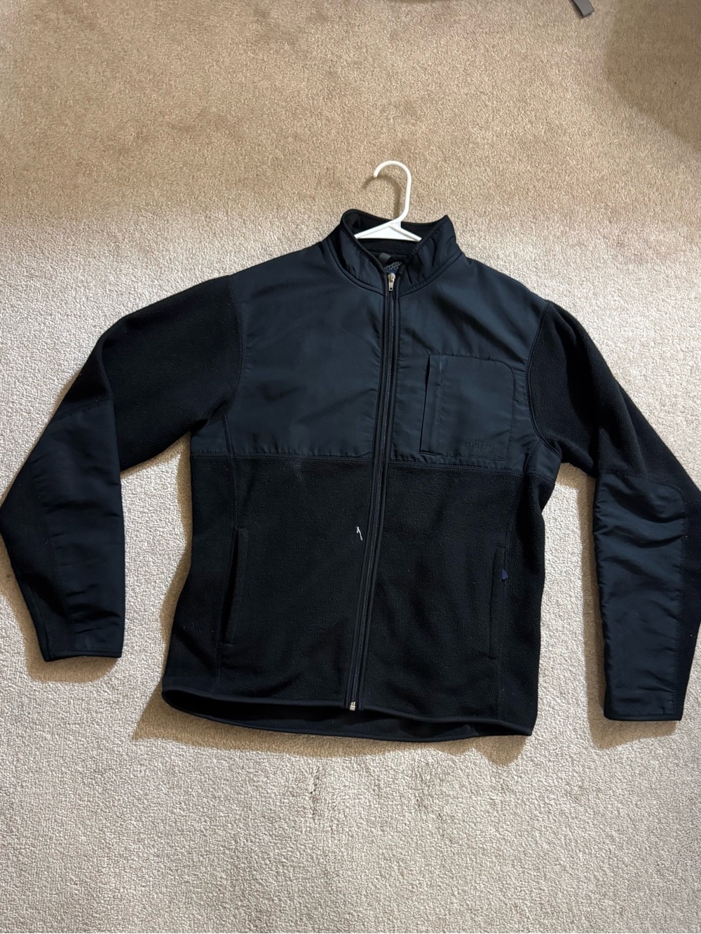 Chaps Black zip up jacket